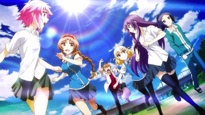 good but forgettable anime D-Frag!