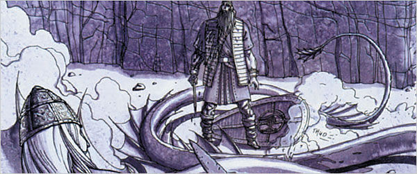 Beowulf Gareth Hinds Graphic Novel Illustration