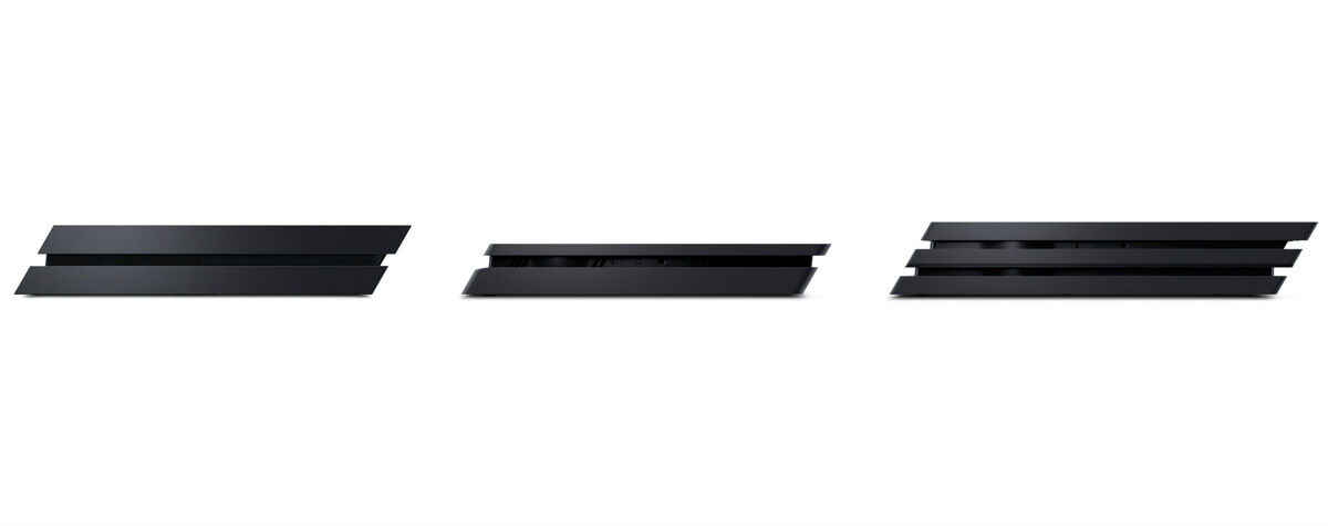 PS4 vs PS4 Slim vs PS4 Pro size comparison