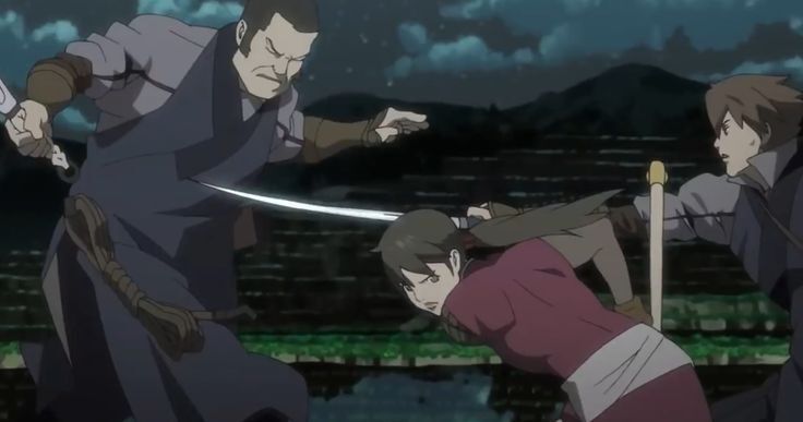 Moribito fighting anime