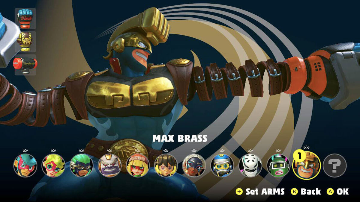Arms update – Max Brass