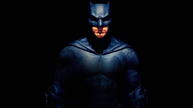 Ben Affleck's Dark Knight in the dark.
