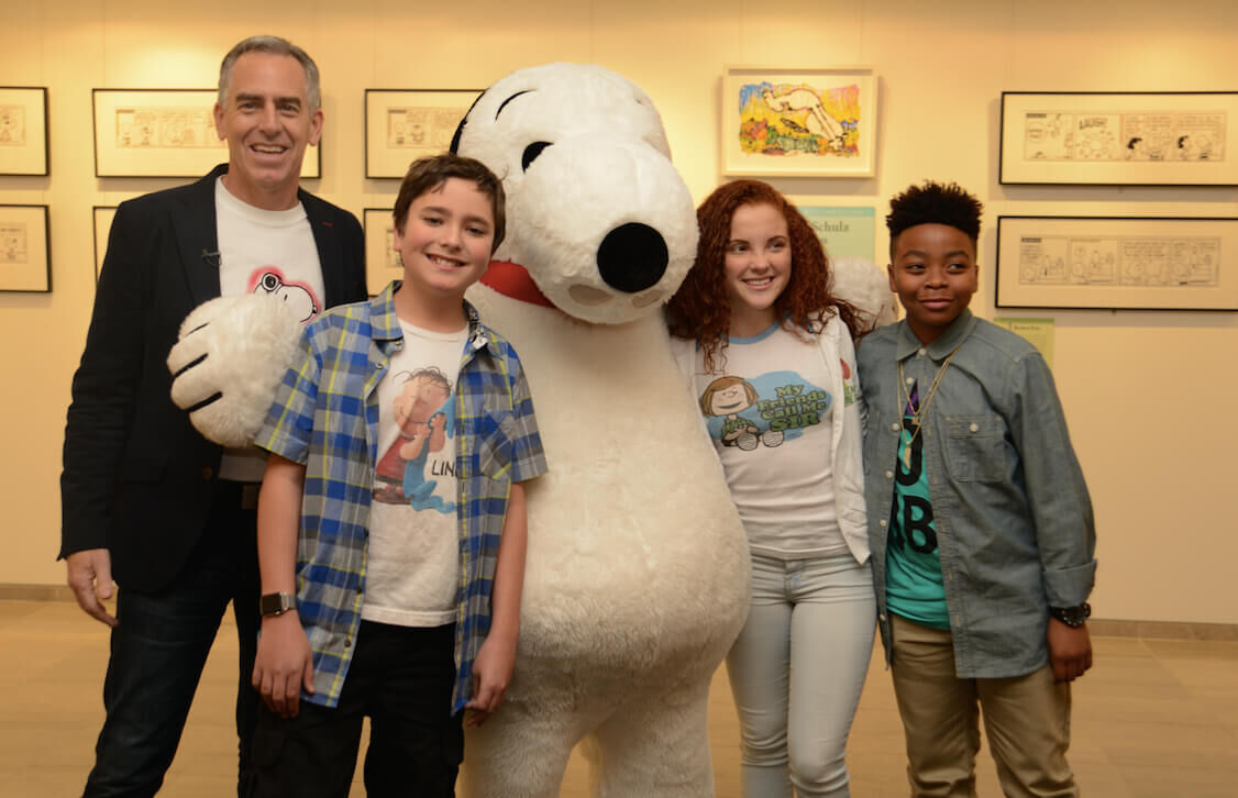 Peanuts Kids and Snoopy
