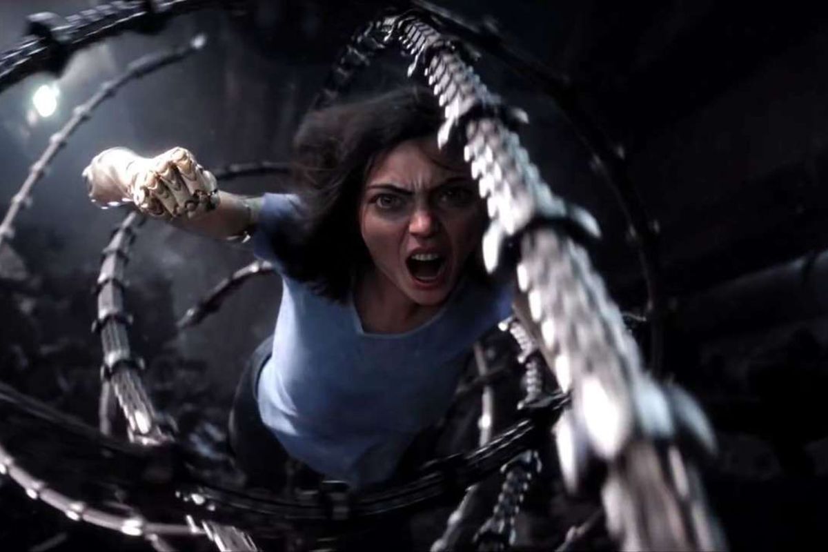 Alita in the misdst of battle