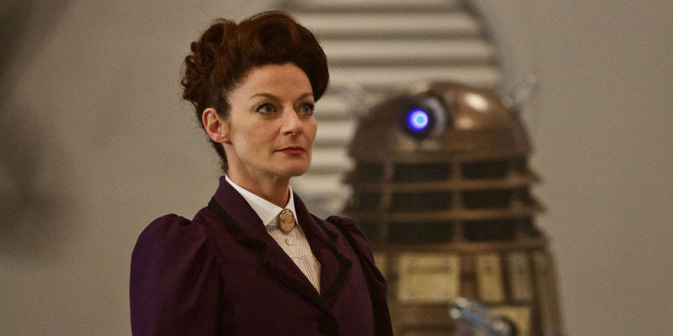 Missy Doctor Who with a Dalek