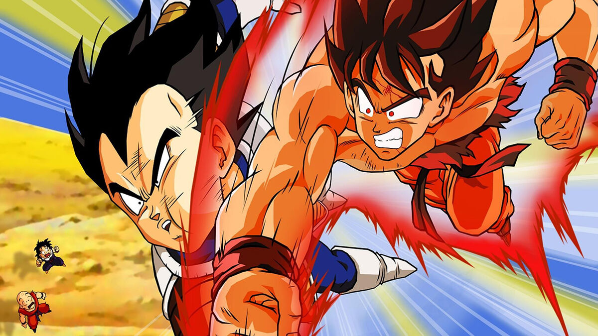 most brutal anime rivalries Goku and Vegeta from Dragon Ball