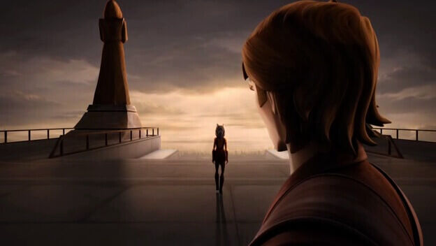 Ahsoka walks away