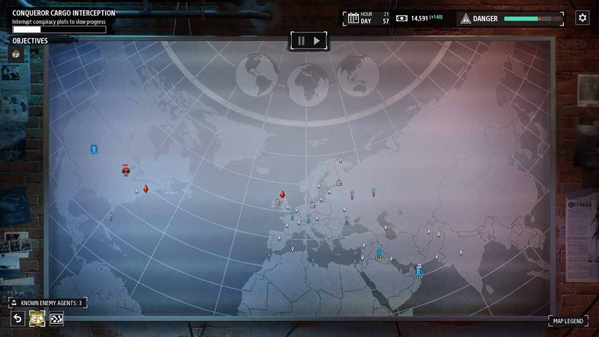 Phantom Doctrine World Map metagame