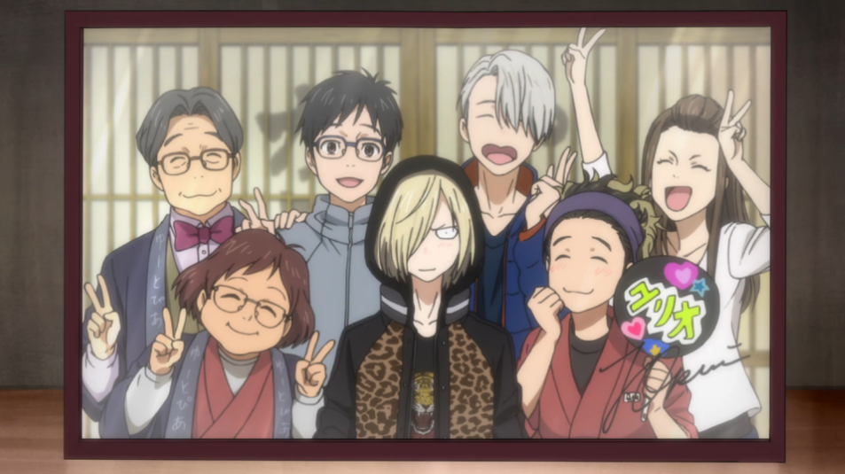 anime with parents Yuri!!! On Ice 
