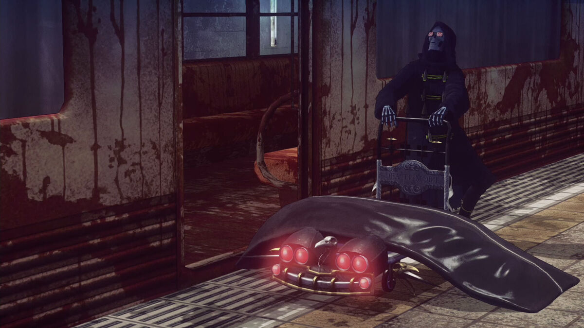 Uncle Death finds you a new corpse in Let It Die.