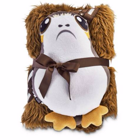 Chewie and Porg - Throw Pillow