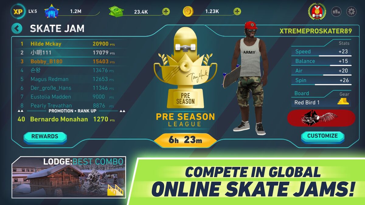 Tony Hawk&#039;s skate Jam online