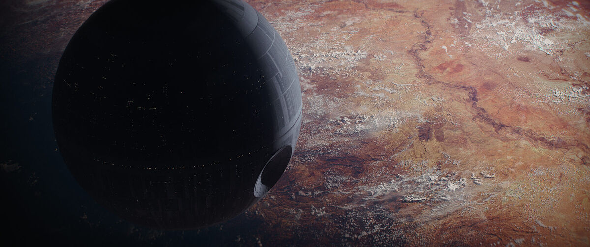 Star Wars Rogue One death star