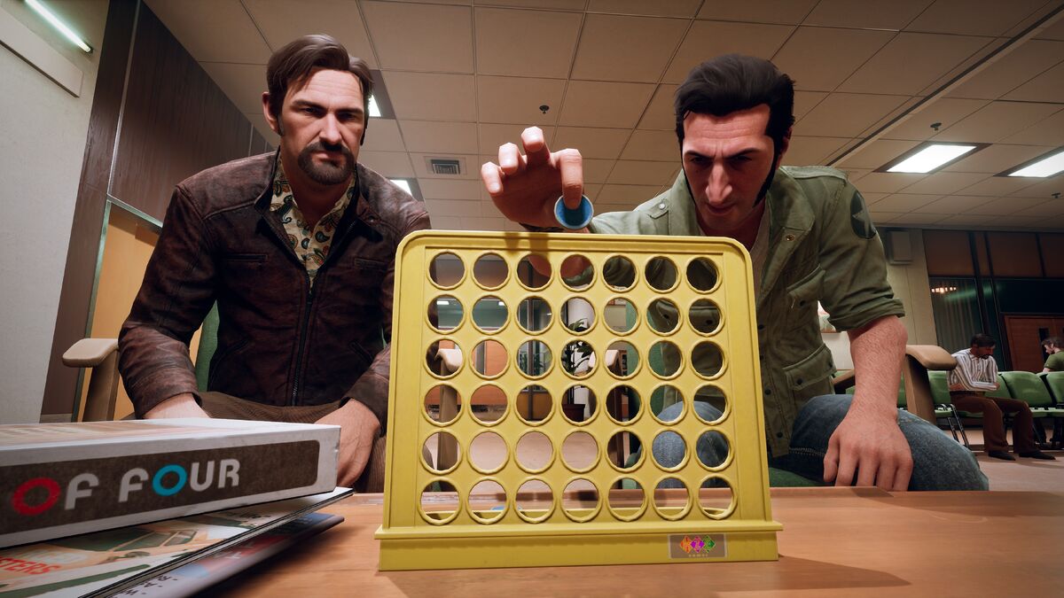 A game of Connect 4 between Leo and Vincent