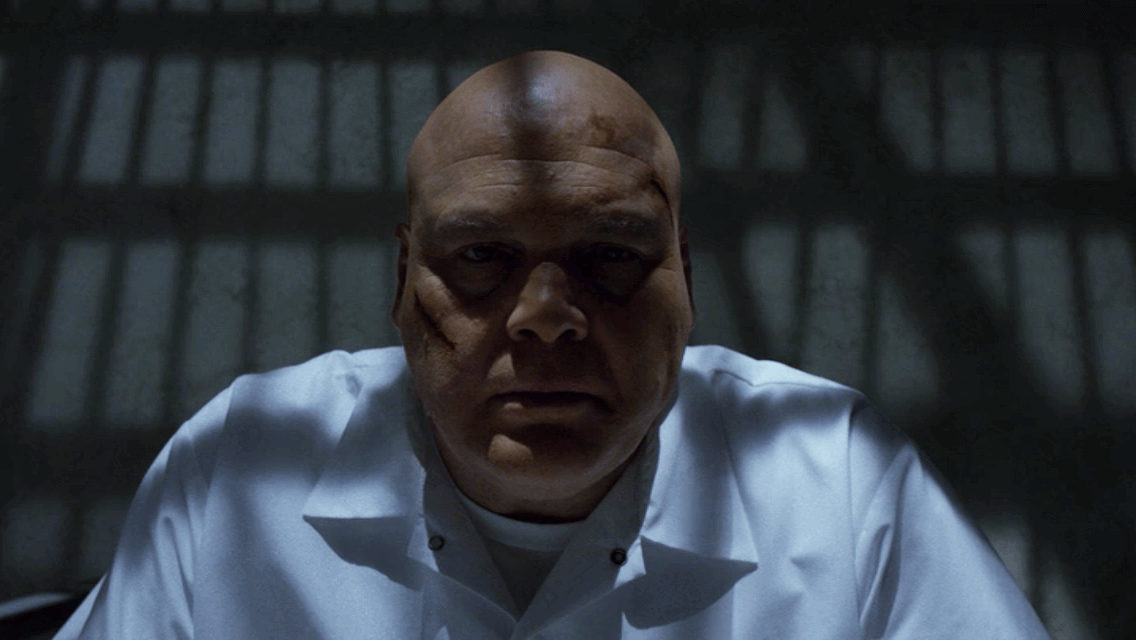 Kingpin in Prison Daredevil