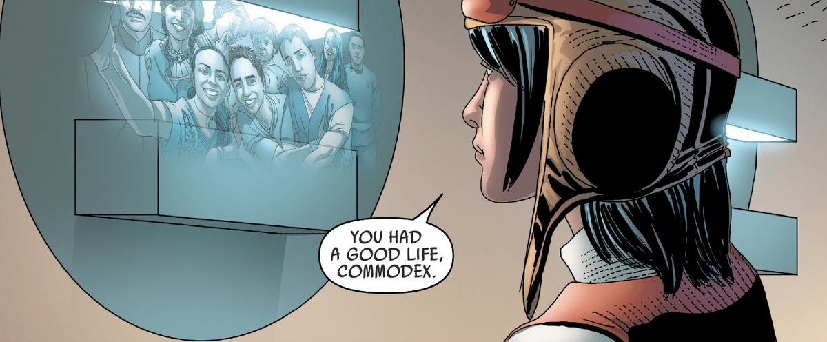 Panel from Darth Vader, Issue 10 featuring Doctor Aphra