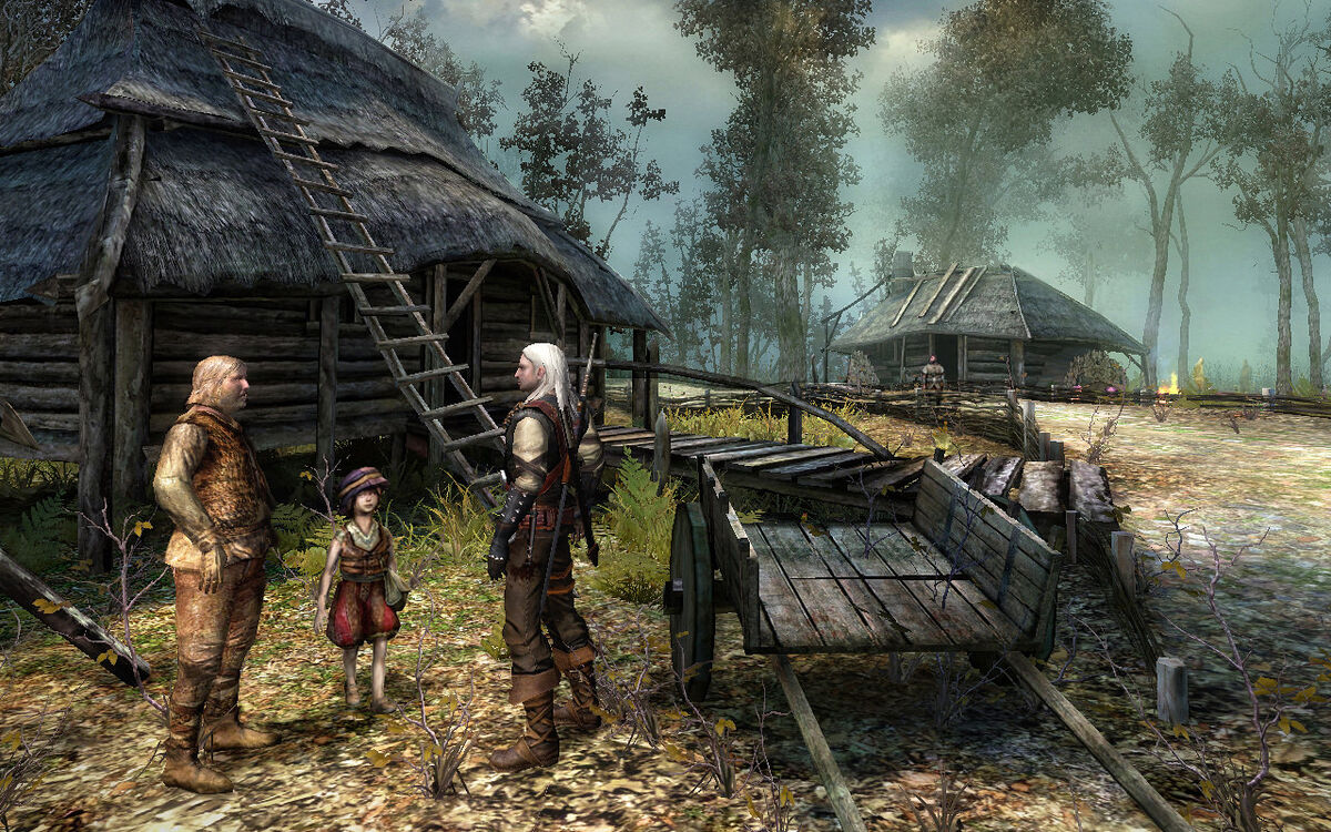 A screenshot of The Witcher for PC.