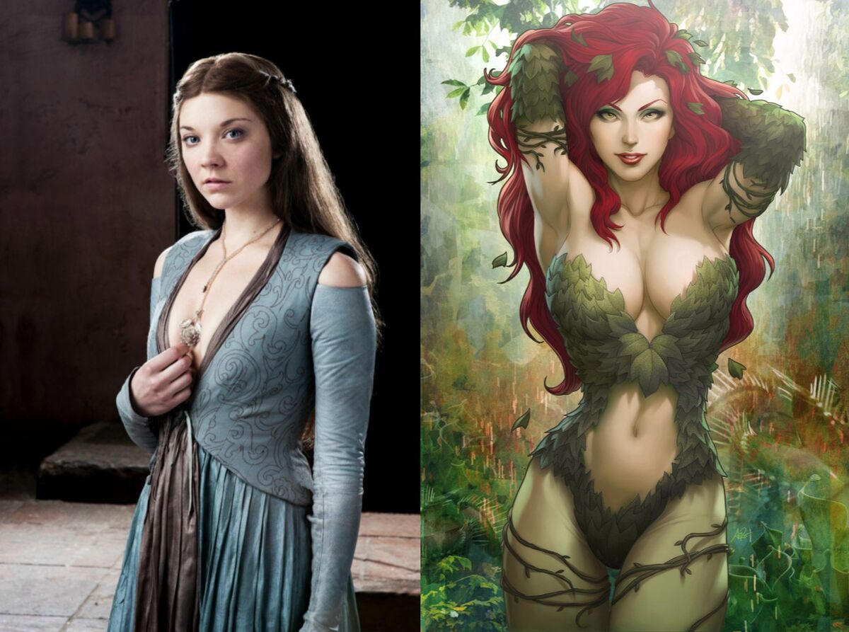 natalie dormer margaery tyrell posion ivy Game of thrones DC