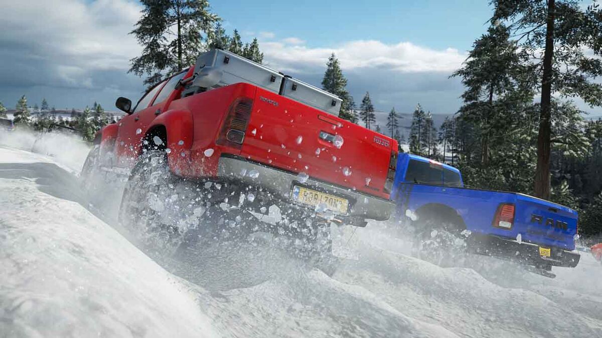 Snow race weather Forza Horizon 4