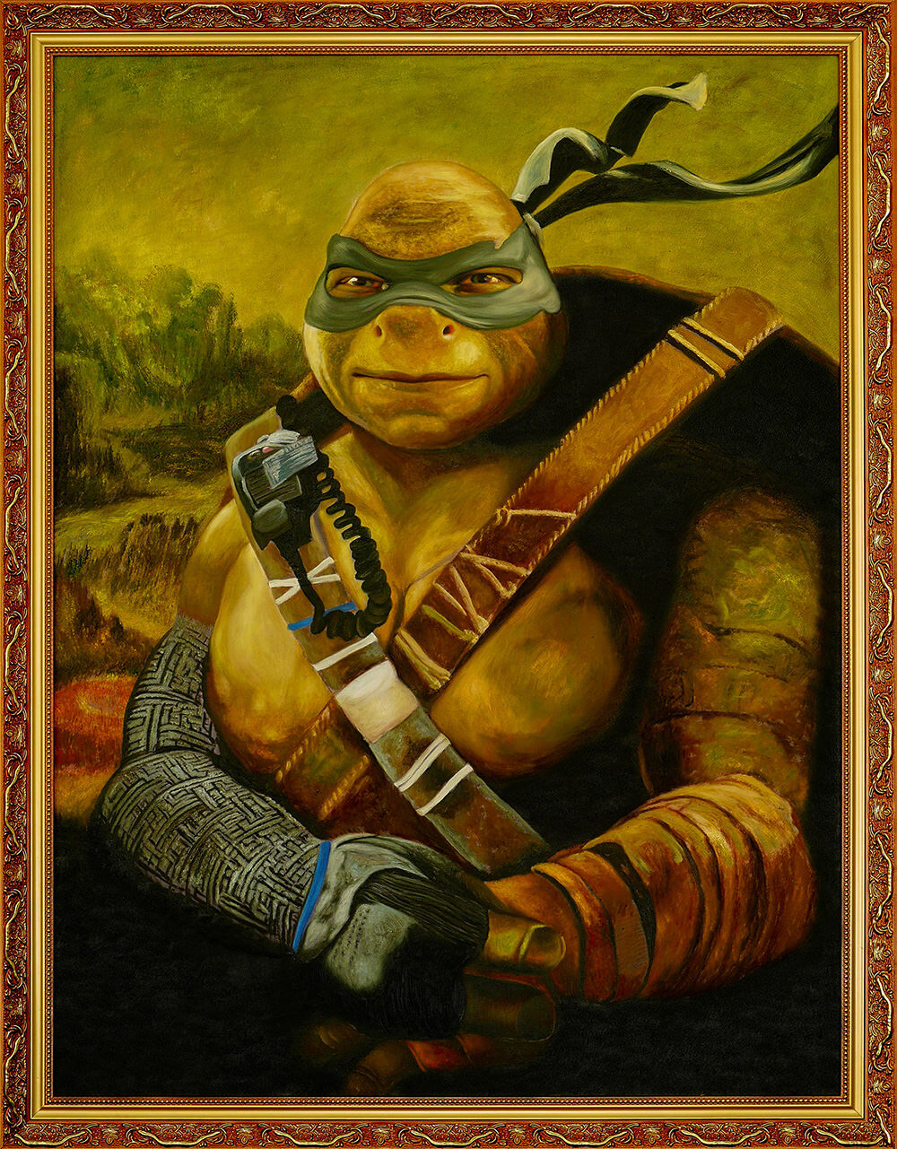 Leonardo - Ninja Turtles Painting