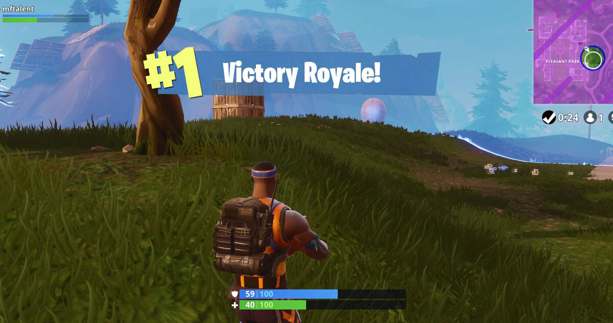 Super. Black. Victory Royale