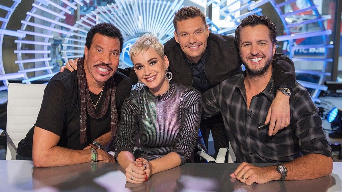 American Idol Lionel Richie, Katy Perry, Luke Bryan, Ryan Seacrest
