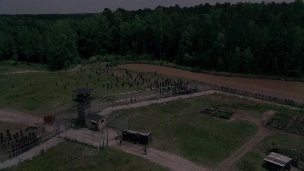 TWD - Prison Aerial Image