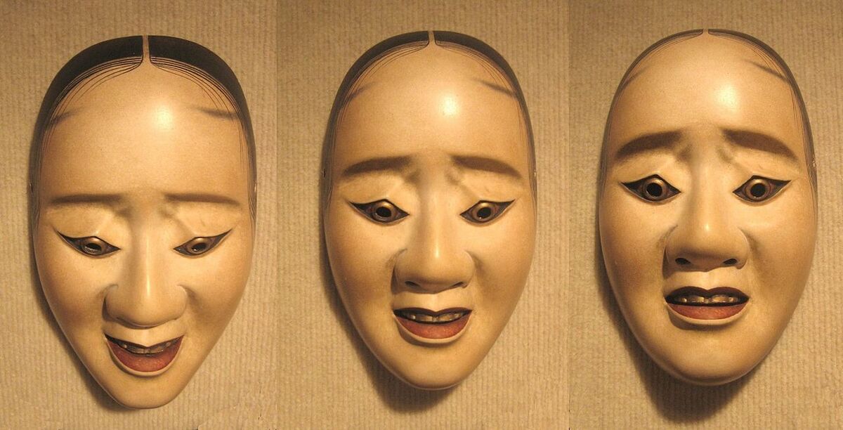 Noh mask expressions