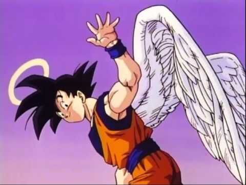Goku waving goodbye to everyone