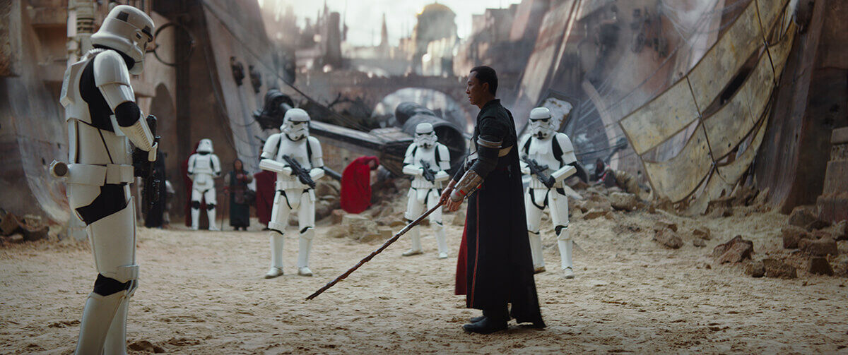 Rogue One: A Star Wars Story (Donnie Yen) Ph: Film Frame &Acirc;&copy;Lucasfilm LFL