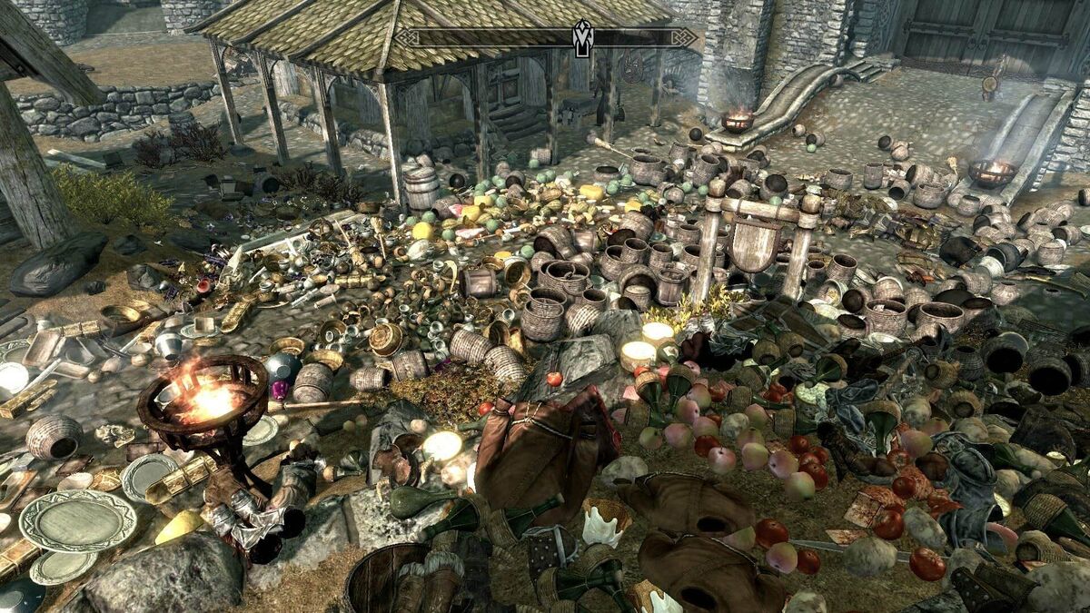 Skyrim Winterhold All Items Loot