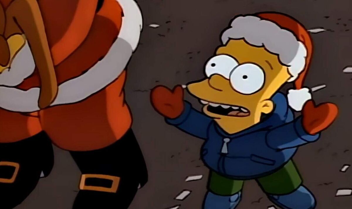 simpsons roasting on an open fire christmas