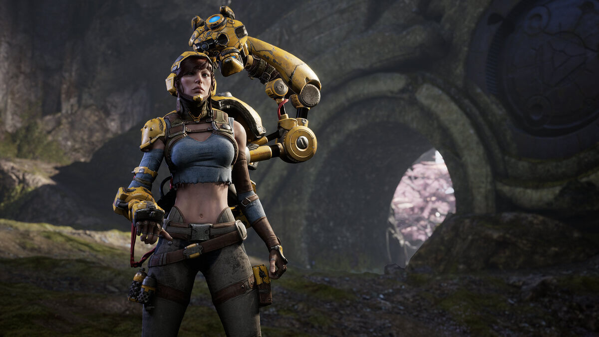 Screenshot of a female 'Paragon' character