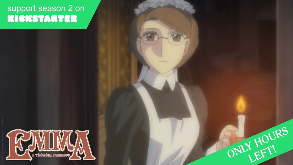 the evolution of English dubbed anime Emma: A Victorian Romance