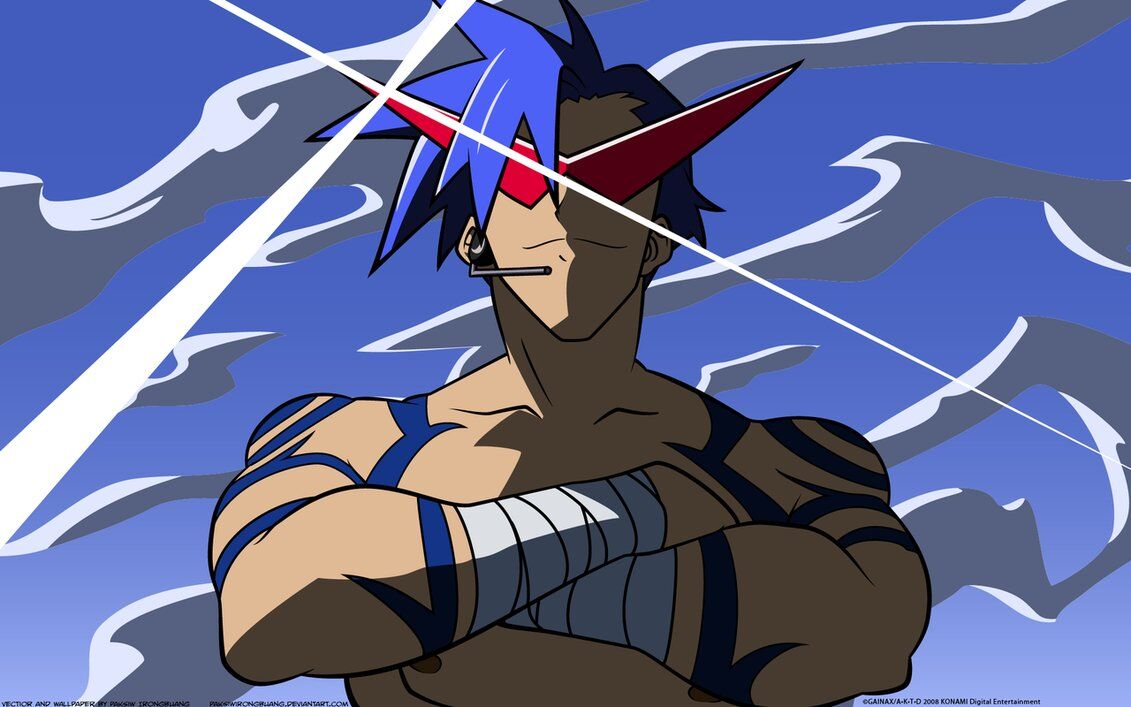 Kamina from Gurren Lagann