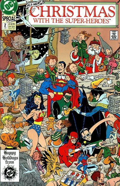 &quot;Christmas With the Super-Heroes&quot; #2 cover art