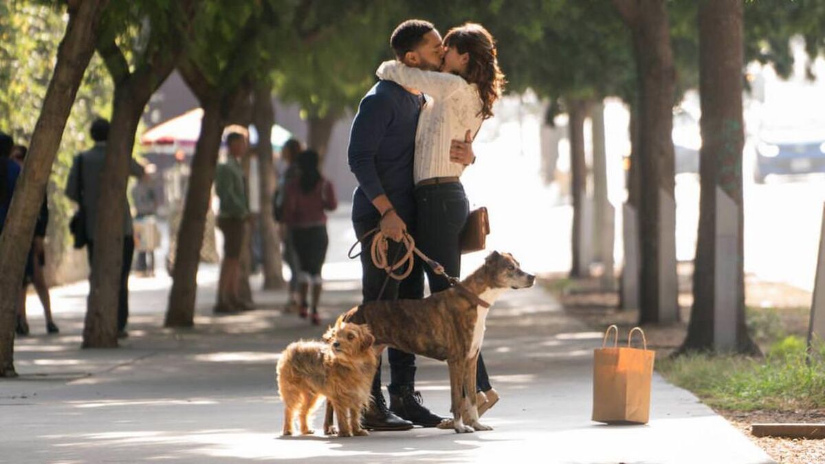 Nina Dobrev and Tone Bell in &#039;Dog Days&#039;