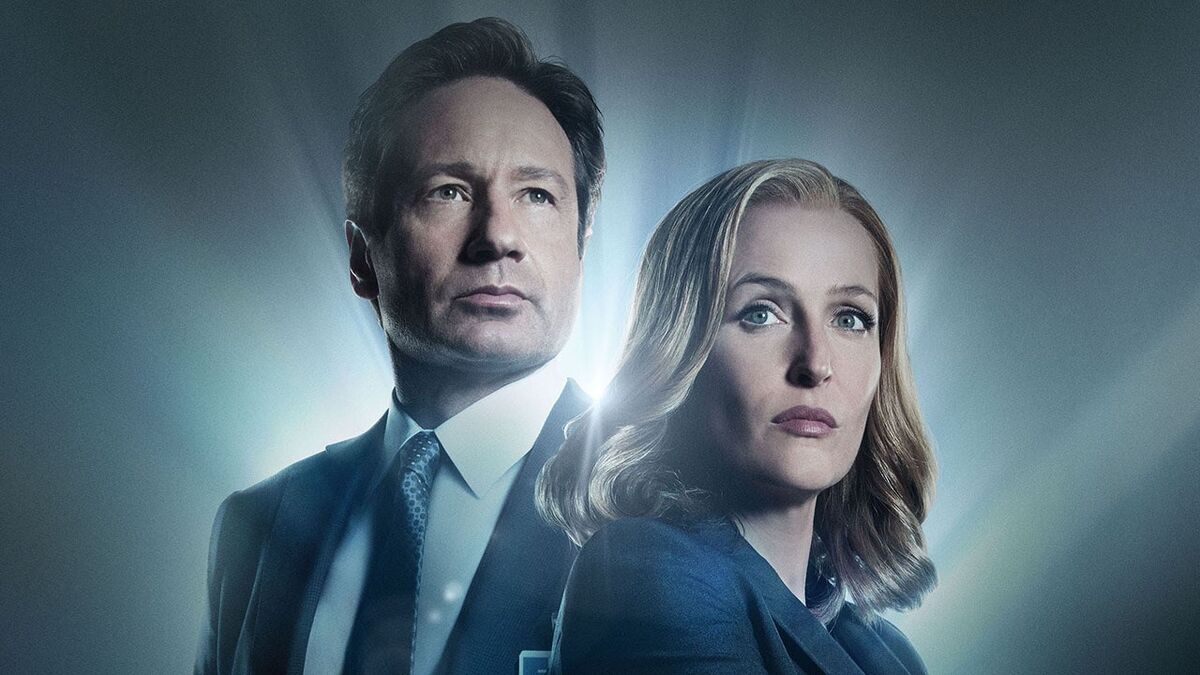 David Duchovny and Gillian Anderson in &#039;The X-Files&#039;