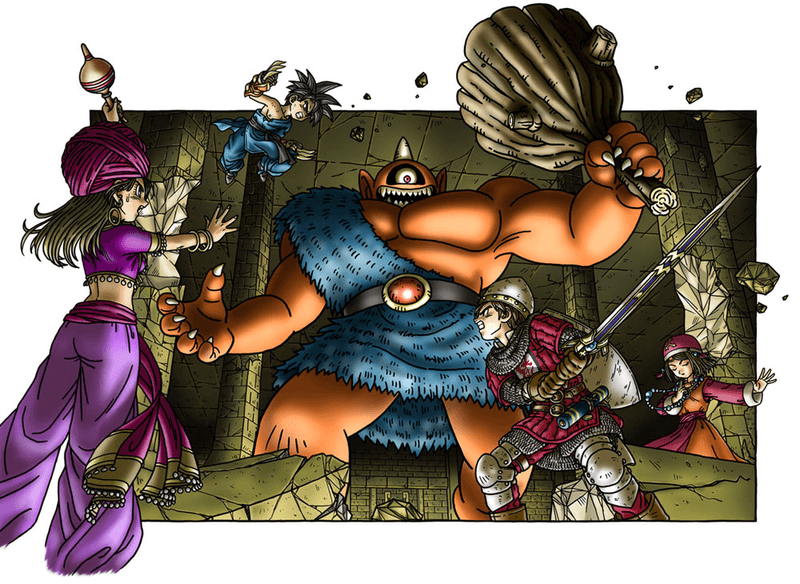 Dragon Quest IX Battle Artwork