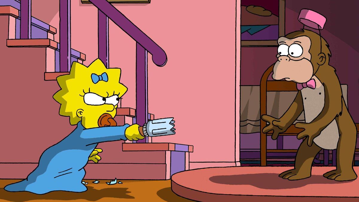 maggie simpson broken bottle