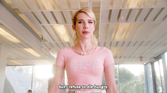 chanel-oberlin-scream-queens-pizza-hungry