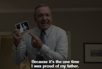 father scandal frank underwood house of cards