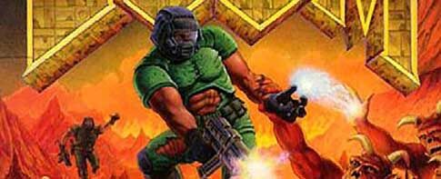 Doomguy original Doom cover art