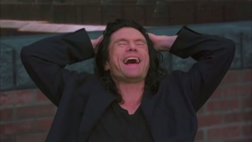 Tommy Wiseau in The Room