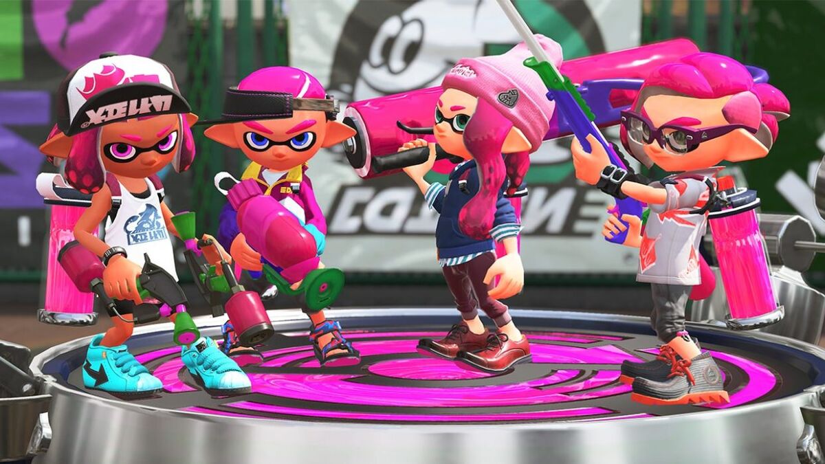 A screenshot of Splatoon 2 for the Nintendo Switch.