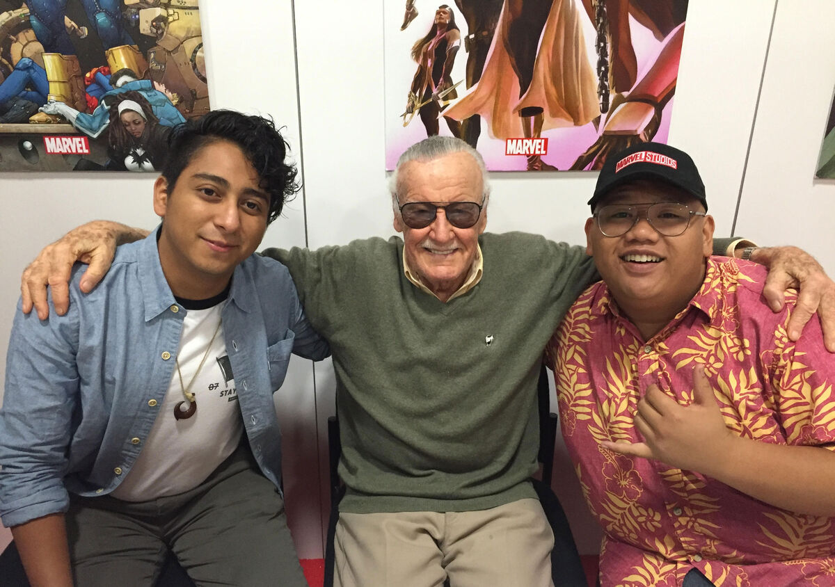 Tony, Jacob, and the one and only Stan Lee at Comic-Con