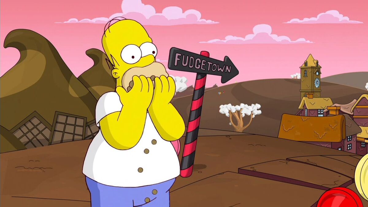 Homer in Fudgetown - The Simpsons