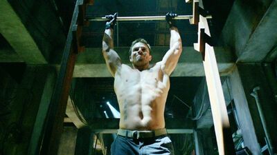 Stephen Amell Drops Arrow's Salmon Ladder for the American Ninja Warrior Course