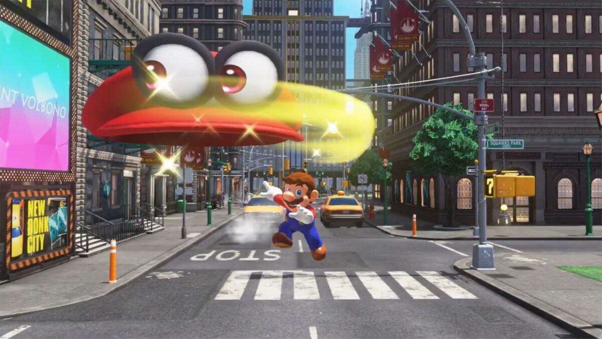 Super Mario Odyssey will feature more than one mid-air throw with Cappy