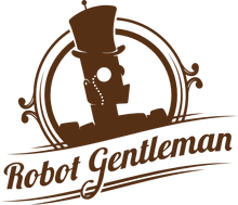 Robot Gentleman Logo (Brown)